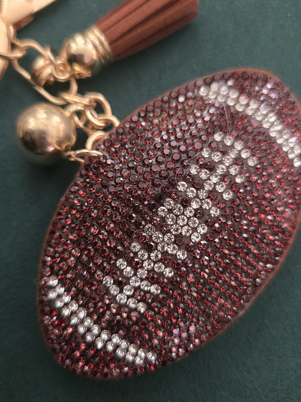 Rhinestone🏈FOOTBALL🏈 Bag Charm / Keychain🏈NWT